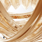 Chandelier Murano champagne color ø 50 x H. 33 cm
