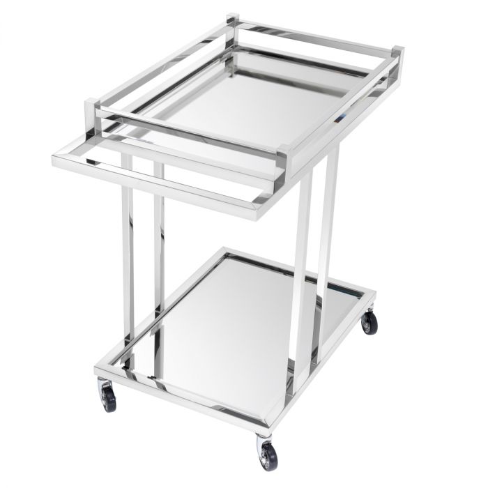 Trolley Beverly Hills polished ss