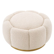 Ottoman Inger bouclé cream