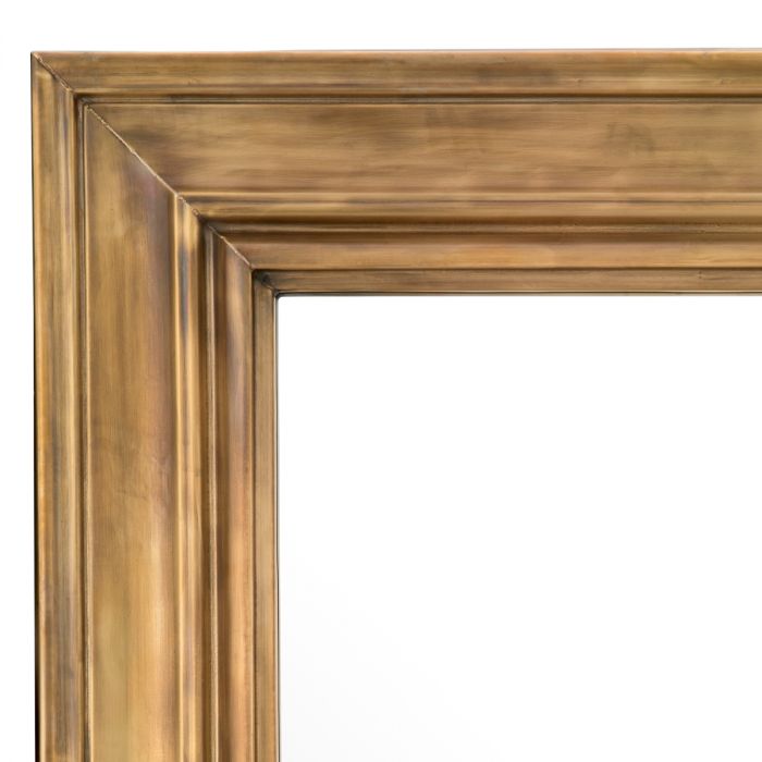 Mirror Sanoma XL vintage brass finish
