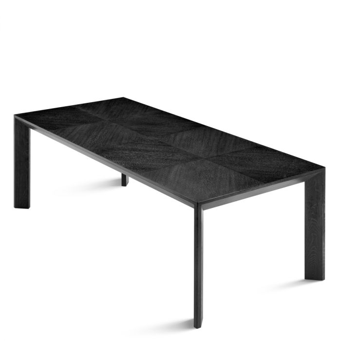 Dining Table Tremont charcoal grey oak veneer