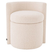Stool Arcadia bouclé cream