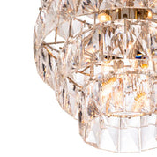 Chandelier Amazone L nickel finish