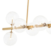 Chandelier Largo antique brass finish