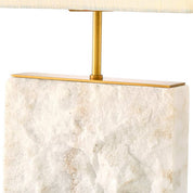Table Lamp Newton S antique brass finish incl shade