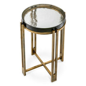 Side Table Claremont vintage brass finish