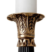 Candle Holder Perignon vintage brass finish