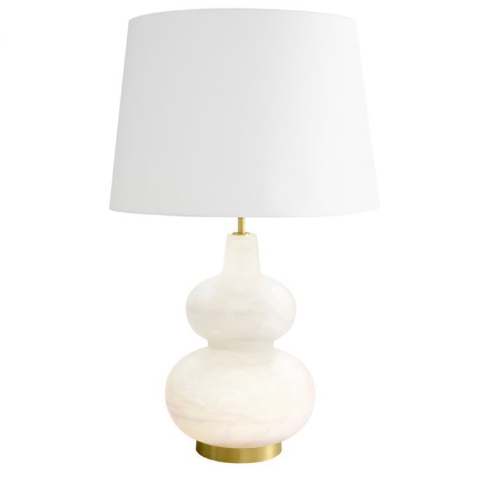 Table Lamp Cavo antique brass finish incl shade