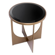 Side Table Elegance brushed brass finish
