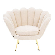 Chair Trapezium bouclé cream
