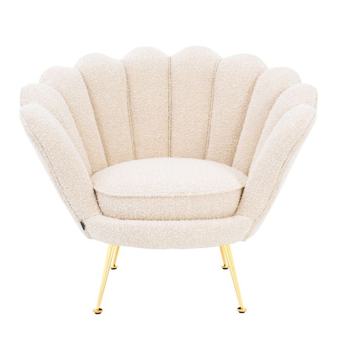 Chair Trapezium bouclé cream