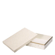 Caja Seaside L blanco crema
