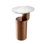 Side Table Tosca brushed copper finish