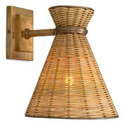 Wall Lamp Kon Tiki natural rattan