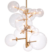 Chandelier Ezra antique brass finish