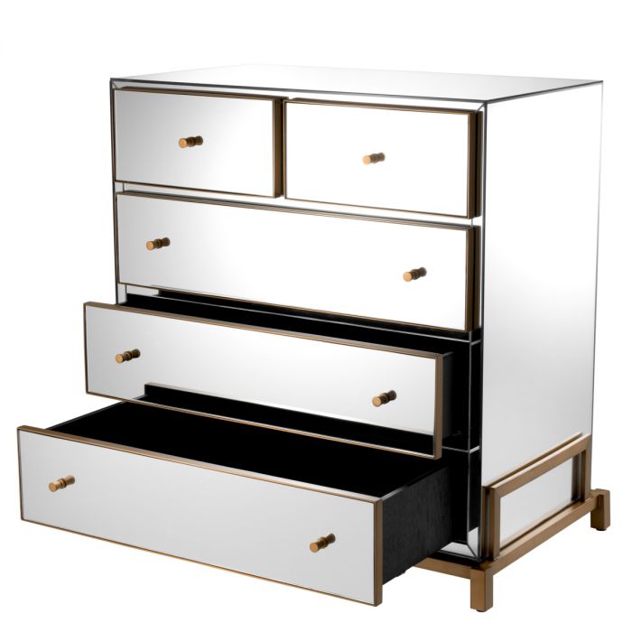 Drawer Chest Clarington mirror glass
