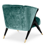 Silla Pavone verde egeo