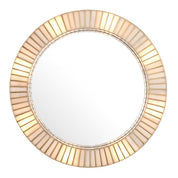 Mirror Monari with light antique brass finish