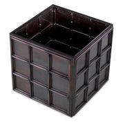 Planter Grid S antique bronze finish