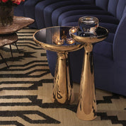 Side Table Lindos high gold finish