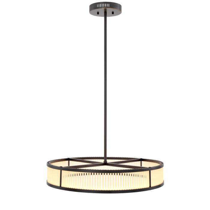 Chandelier Thibaud 70 cm bronze highlight finish