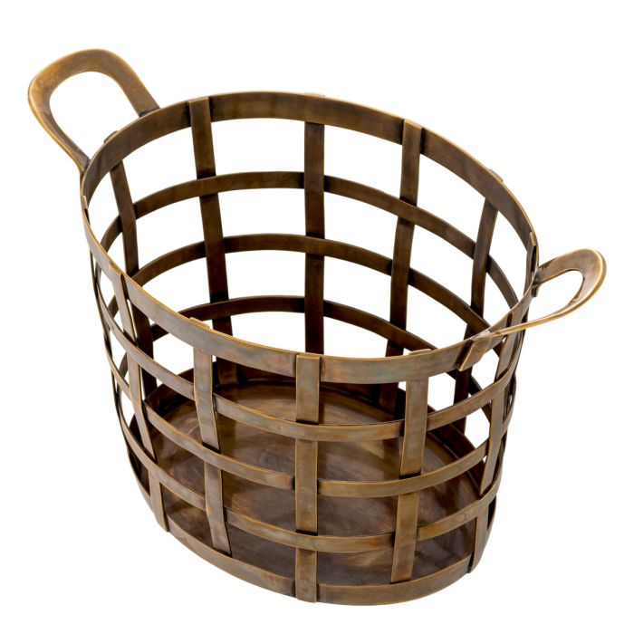 Basket Vreeland vintage brass finish