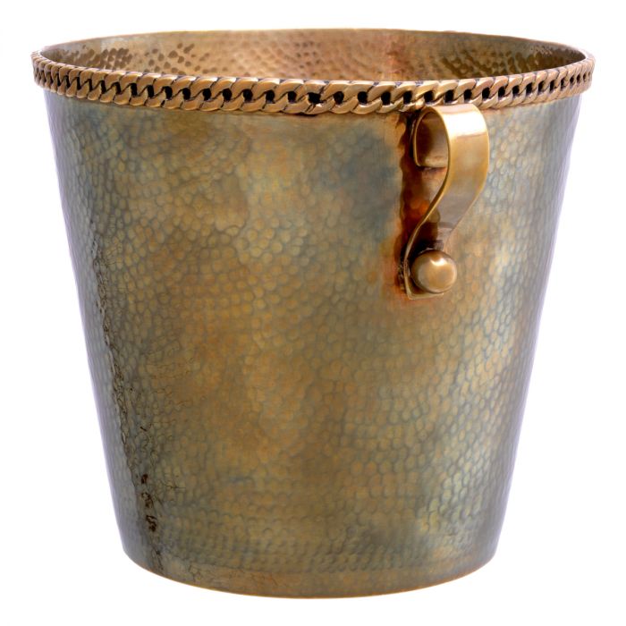 Wine Cooler Wagram vintage brass finish