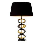 Table Lamp Canzo gunmetal finish incl shade