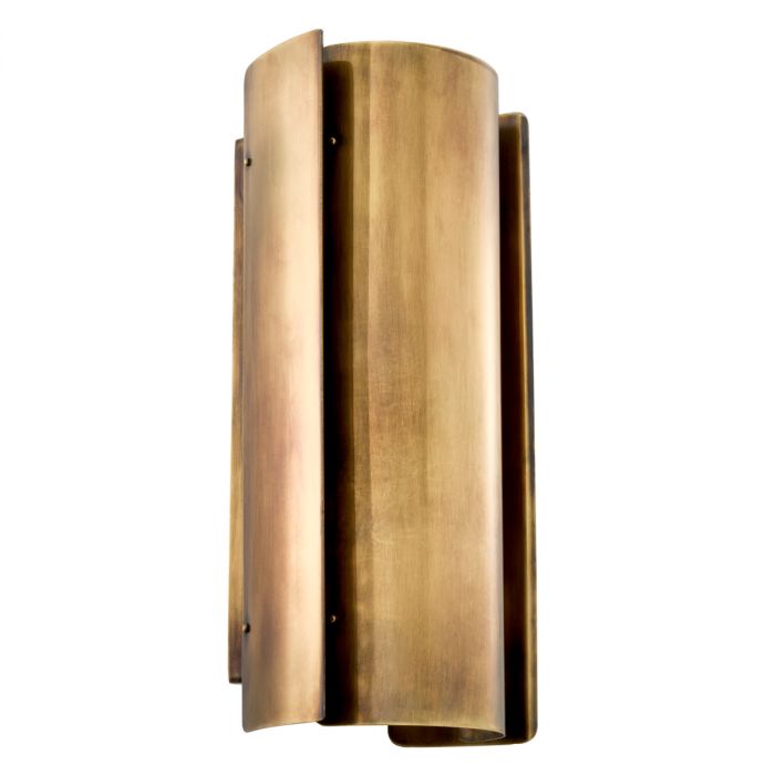 Wall Lamp Vergé S vintage brass finish