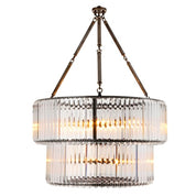 Chandelier Infinity Double bronze highlight finish
