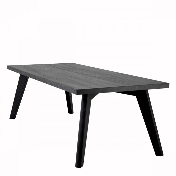 Dining Table Biot 240 x 100 cm black oak