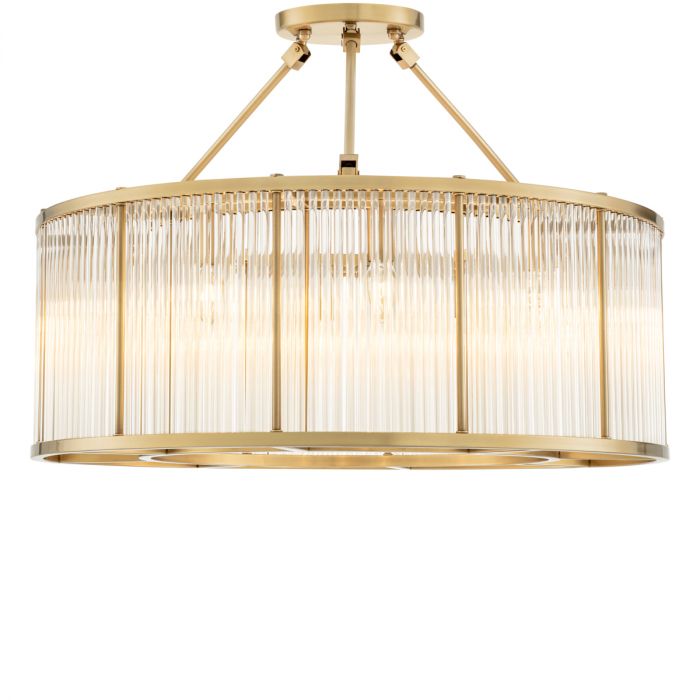 Ceiling Lamp Bernardi L antique brass finish