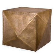 Side Table Maratea antique brass finish