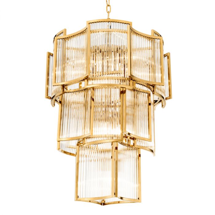 Chandelier Jet Set gold finish
