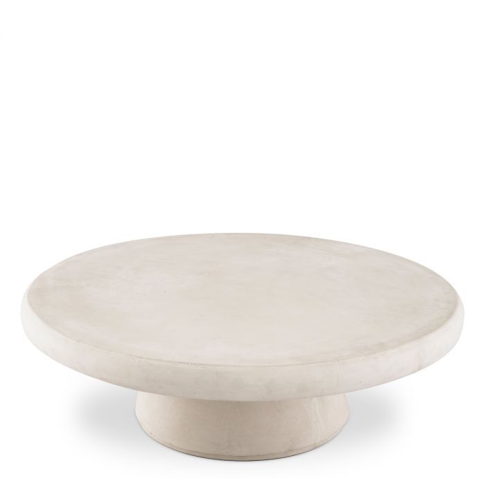 Mesa de centro de exterior Cleon crema