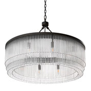 Chandelier Hector L bronze highlight finish