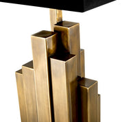 Table Lamp Beau Rivage vintage brass finish incl shade