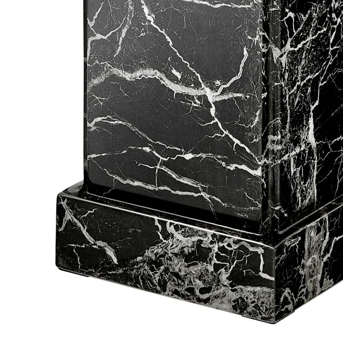 Columna Caselli imitación mármol negro