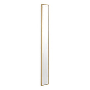 Mirror Redondo brushed brass finish 20 x 200 cm