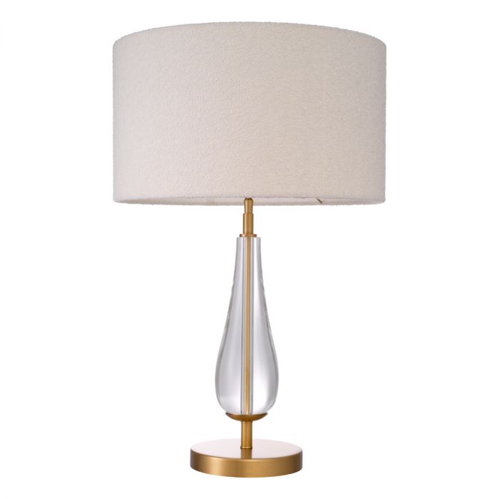 Table Lamp Stilla antique brass finish incl shade