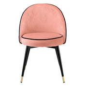 Dining Chair Cooper savona nude velvet set of 2