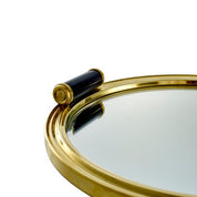 Tray Grimoldi polished brass