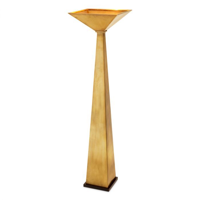 Floor Lamp Augustus vintage brass finish