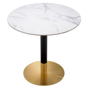 Dining Table Trevor white marble look top