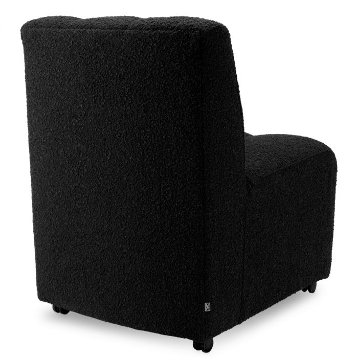 Dining Chair Kelly bouclé black
