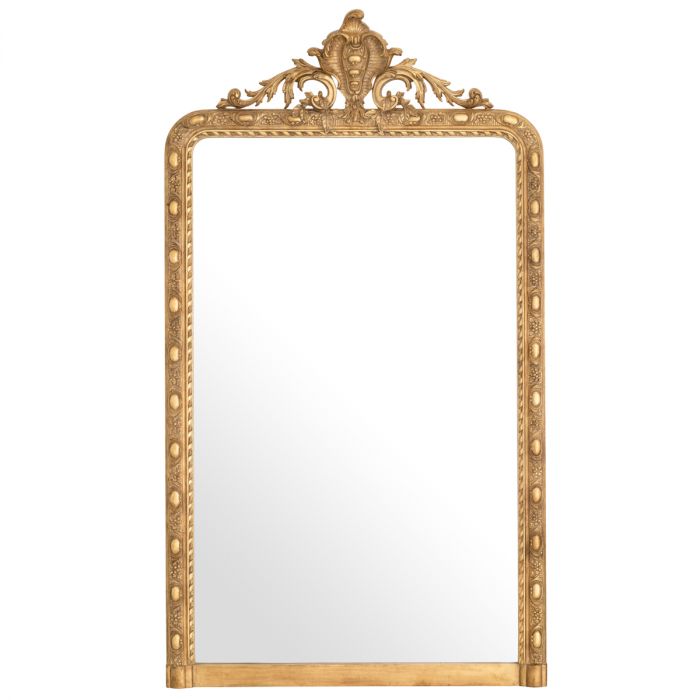 Mirror Ludovico antique gold finish