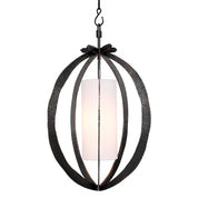 Chandelier Luciano hammered bronze highlight