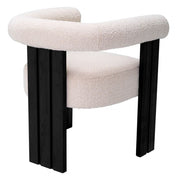 Dining Chair Percy bouclé cream
