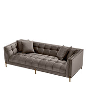 Sofa Sienna savona grey velvet