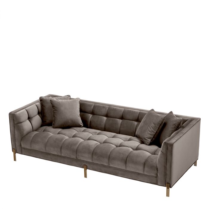 Sofa Sienna savona grey velvet